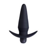 Cody Silicone Vibrating Anal Plug - Black - Image 4