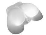 Pdx Elite After Dark Series Go-Go Booty Led Mega Masturbator - Frosted - Image 6