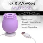 Bloomgasm Wild Rose 10x Suction Clit Stimulator -  Purple - Image 7