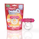 Screaming O 4b - Double O Super Powered Vibrating Double Ring - Strawberry - Image 5