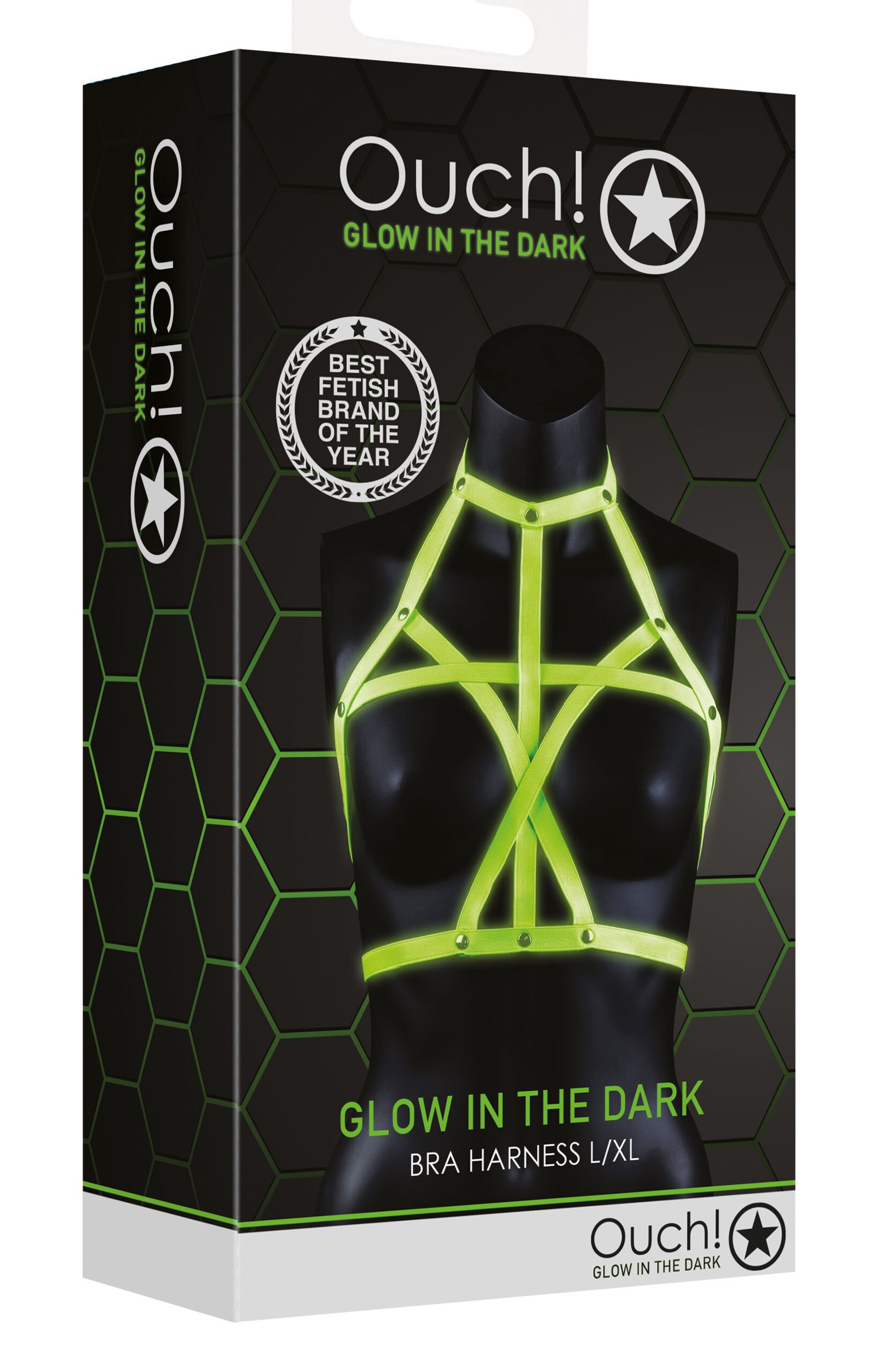 Bra Harness - Large/xlarge - Glow in the Dark image 0 Bra Harness - Large/xlarge - Glow in the Dark - Image 1
