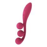 Tri Ball 1 Lay on Vibrator - Red - Image 5