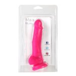 Billee Realistic Silicone Dong - Neon Pink - Image 2