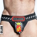 Pjock 3d Rubber Patch Pouch Black/red Small - Image 2