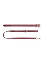 Ouch Halo - Collar With Leash - Burgundy - Image 3