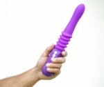 Monroe USB Rechargeable Silicone Thrusting Portable Love Machine - Purple - Image 6