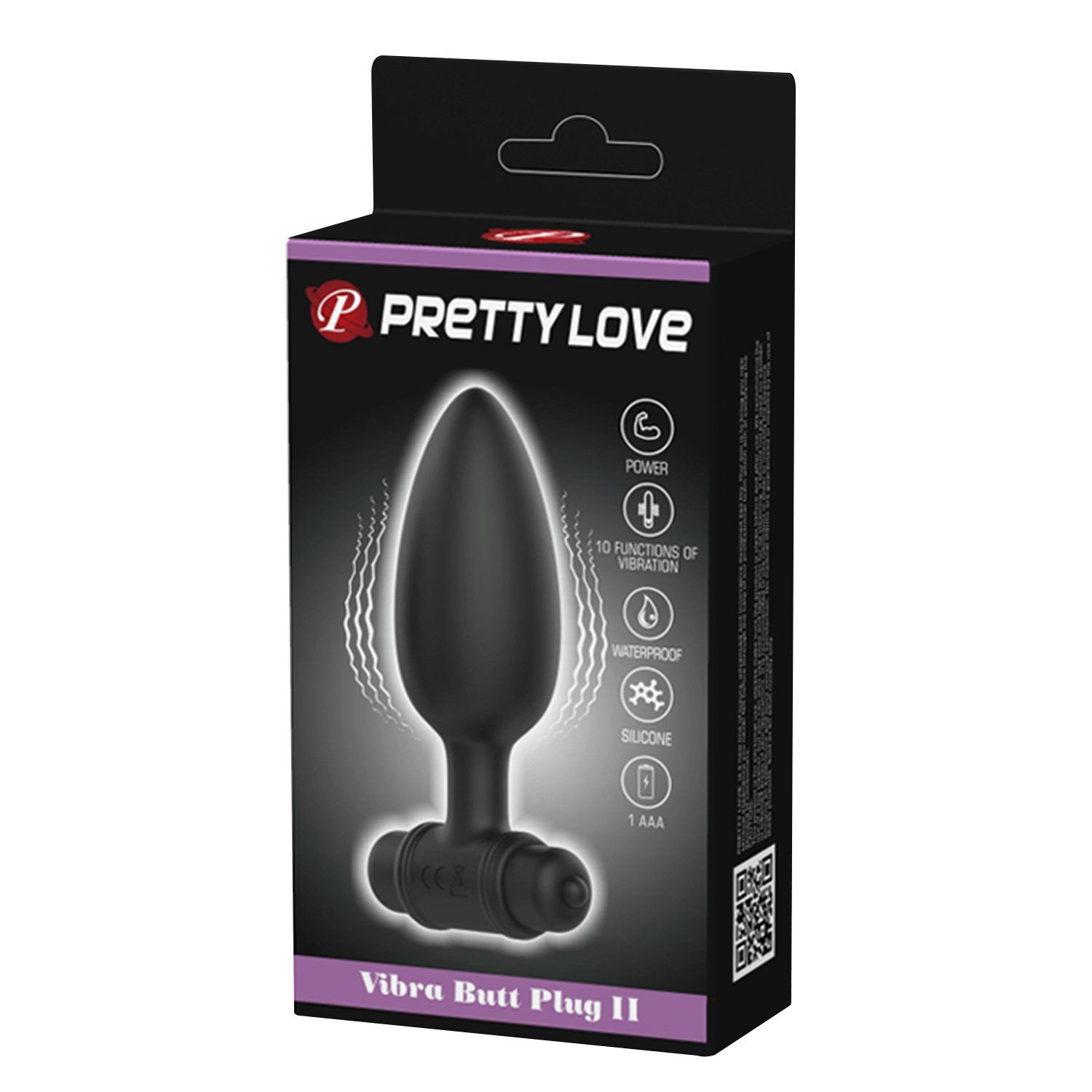 Pretty Love Vibra Butt Plug II - Black image 0 Pretty Love Vibra Butt Plug II - Black - Image 1