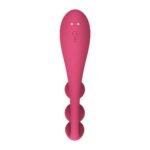 Tri Ball 1 Lay on Vibrator - Red - Image 2