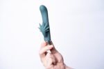 Kusha 420 Series Crystal Gems G-Spot Vibrator - Green - Image 3