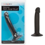 Silicone Slim Anal Stud - Black - Image 9