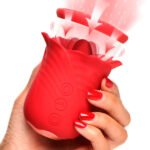 Lily Lover Sucking and Vibrating Clitoral Stimulator- Red - Image 9