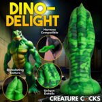Raptor Claw Fisting Silicone Dildo - Green - Image 2