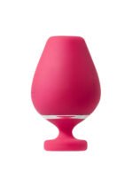 Vino Rechargeable Vibrating Sonic Vibe - Pink - Image 3