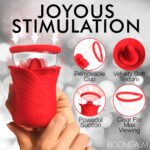 Lily Lover Sucking and Vibrating Clitoral Stimulator- Red - Image 4