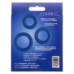 Admiral Universal Cock Ring Set - Blue - Image 3