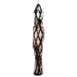 Hanging Rubber Strap Cage - Black - Image 4