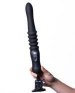 Max Silicone Thrusting Portable Love Machine - Black - Image 4