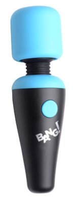 10x Vibrating Mini Silicone Wand – Blue - Image 2
