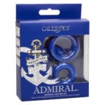 Admiral Universal Cock Ring Set - Blue - Image 4