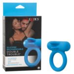 Silicone Rechargeable Double Trouble - Blue - Image 3
