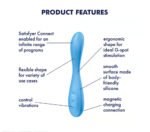 Satisfyer G-Spot Flex 4 Connect App - Multi Vibrator - Blue - Image 4