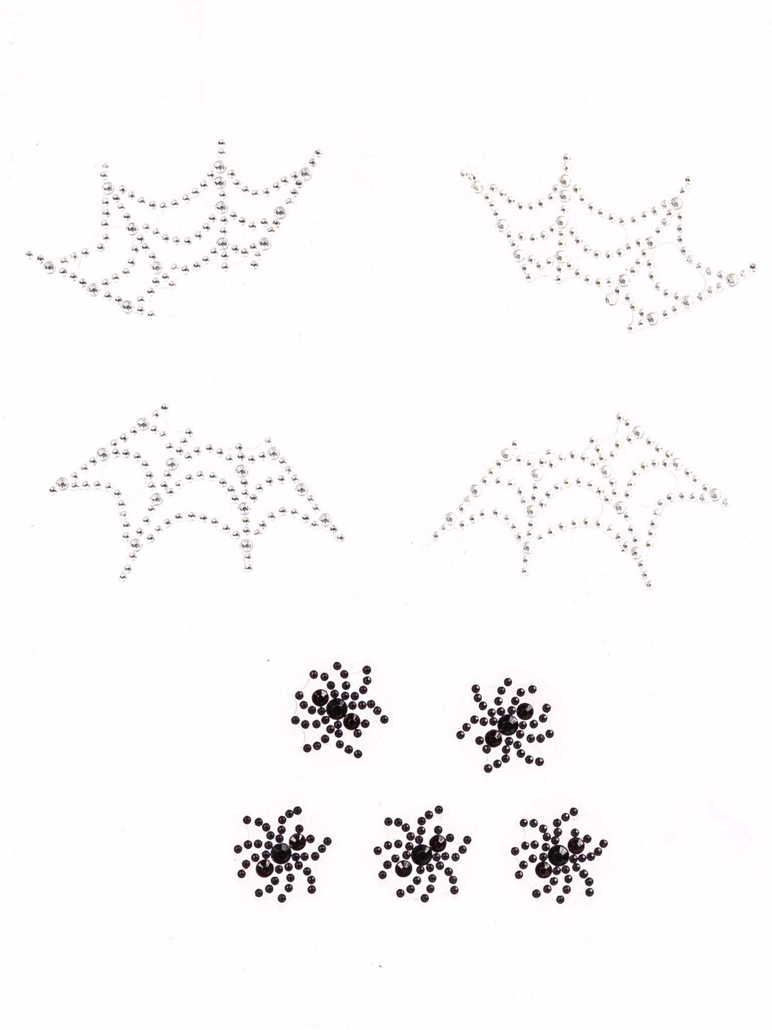 Spider Web Face Jewels Sticker image 0 Spider Web Face Jewels Sticker - Image 1