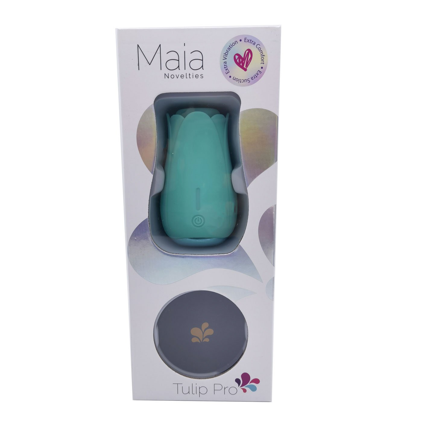 Tulip Pro 15-Function Suction Vibe With Wireless Charging - Teal Blue image 0 Tulip Pro 15-Function Suction Vibe With Wireless Charging - Teal Blue - Image 1