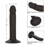 Silicone Slim Anal Stud - Black - Image 7