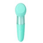 Rina Rechargeable Dual Motor Silicone 15- Function Vibrator - Green - Image 4