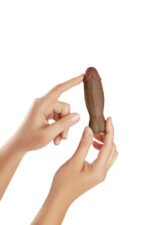 Shaft - Model B 4.3 Inch Liquid Silicone Bullet  Vibrator - Oak