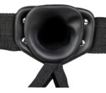 Hollow Strap-on Without Balls 8 Inch - Black - Image 4