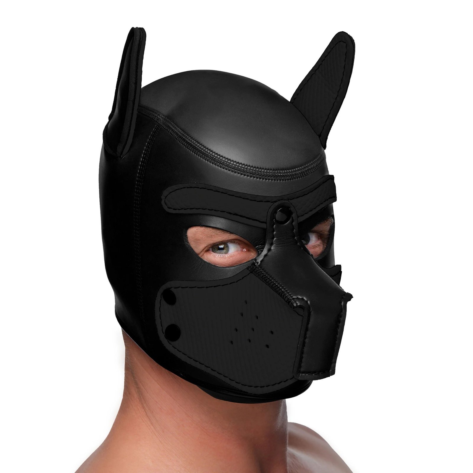 Spike Neoprene Puppy Hood - Black image 0 Spike Neoprene Puppy Hood - Black - Image 1