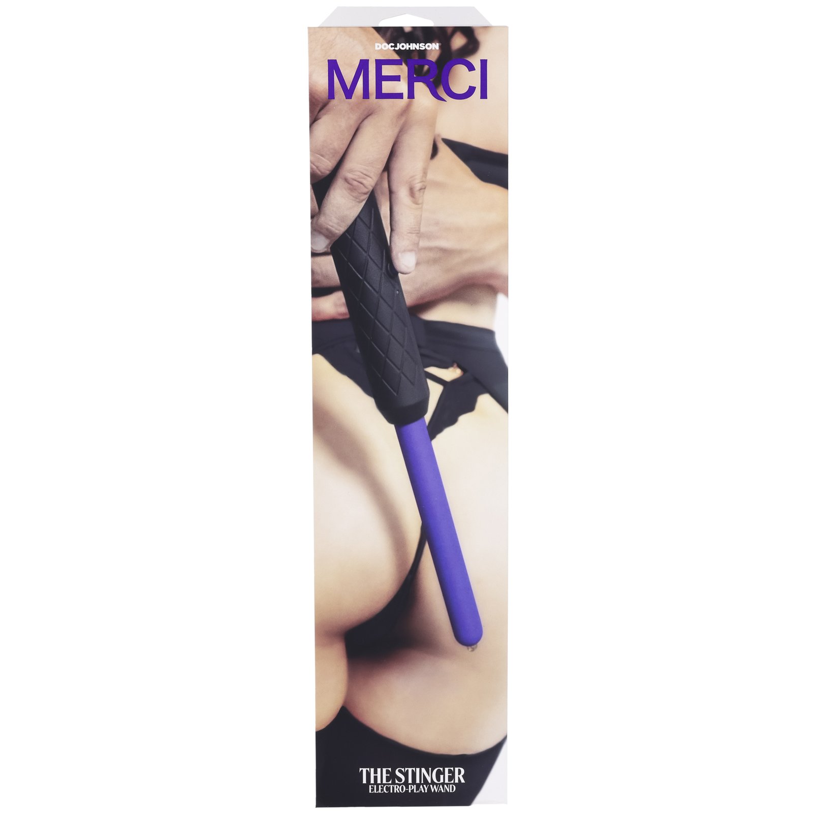 Merci - the Stinger - Electroplay Wand - Black/violet image 0 Merci - the Stinger - Electroplay Wand - Black/violet - Image 1