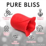 Lily Lover Sucking and Vibrating Clitoral Stimulator- Red - Image 6