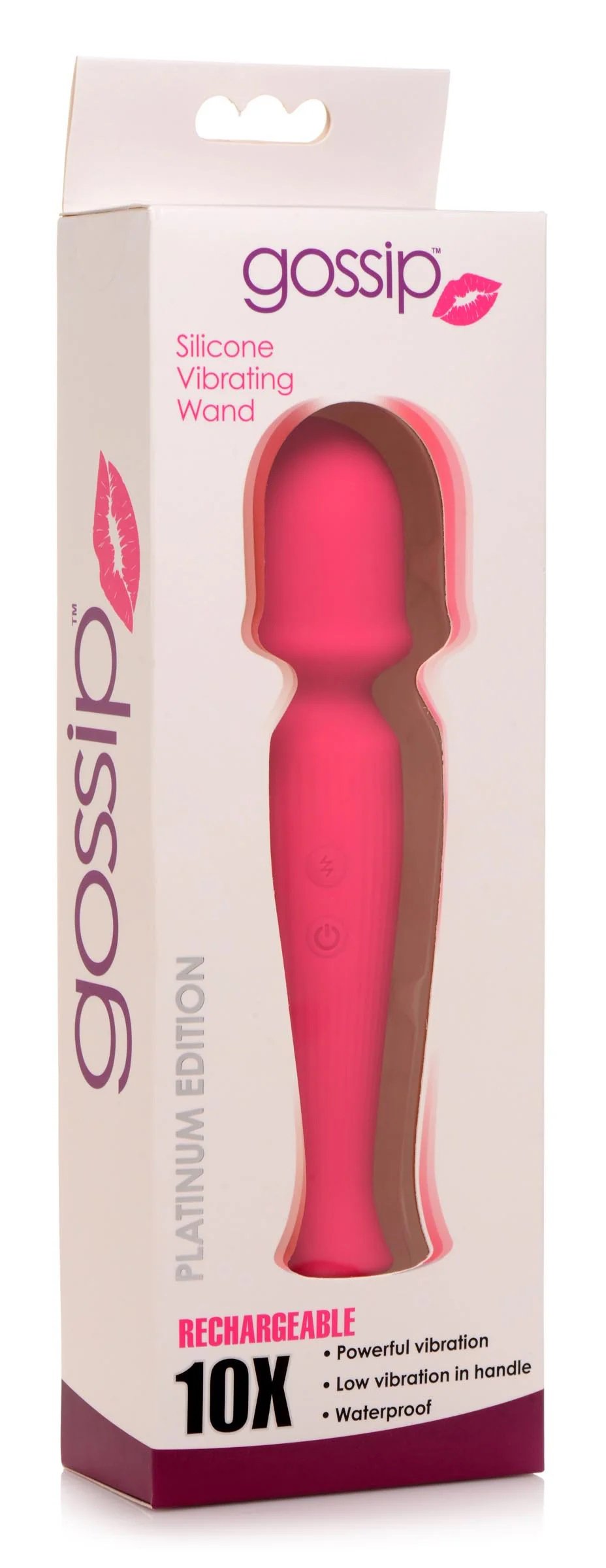 Silicone Wand Massager - Magenta image 0 Silicone Wand Massager - Magenta - Image 1