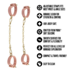 Temptasia Ardor Wrist and Ankle Restraints - Pink - Image 4