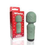 Screaming O Cuties Winny Vibrating Mini Wand - Sage Green - Image 3