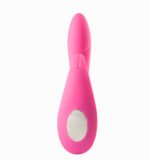 Leah USB Rechargeable Silicone 10-Function Rabbit Vibrator - Pink - Image 3