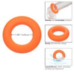 Alpha Liquid Silicone Prolong Large Ring - Orange - Image 2