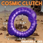 Slitherine Silicone Cock Ring - Purple - Image 6
