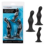 Silicone Anal Ripple Kit - Black - Image 11