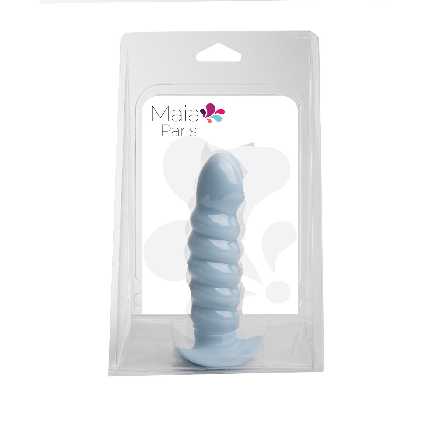 Paris Silicone Ribbed Dong - Blue image 0 Paris Silicone Ribbed Dong - Blue - Image 1