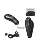 Nathan Double Pleasure Remote Control Vibrator - Black - Image 4