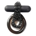Jagger Vibrating Erection Enhancer Ring - Black - Image 4