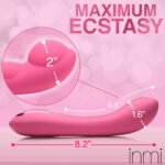 Extreme-G Inflating G-Spot Silicone Vibrator - Pink - Image 5