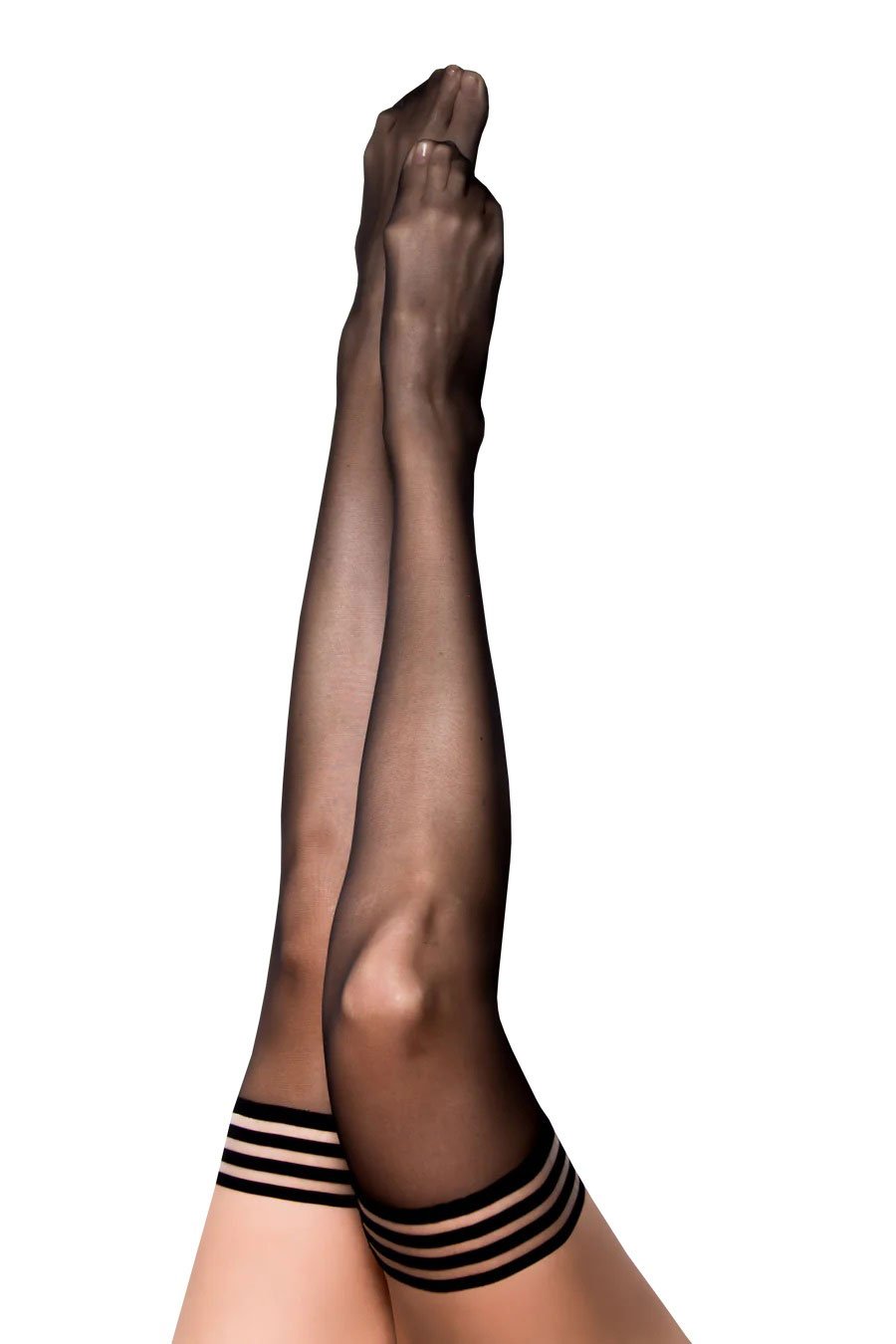 Taylor - Silky Sheer Thigh High - Size a - Black image 0 Taylor - Silky Sheer Thigh High - Size a - Black - Image 1