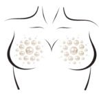 Isla Pearl Nipple Covers - White