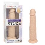 Rechargeable Vibrating and Thrusting Silicone Studs - Ivory - Image 2