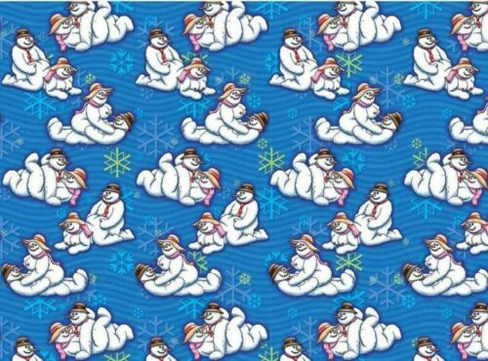 Gift Wrap Snowman image 0 Gift Wrap Snowman - Image 1