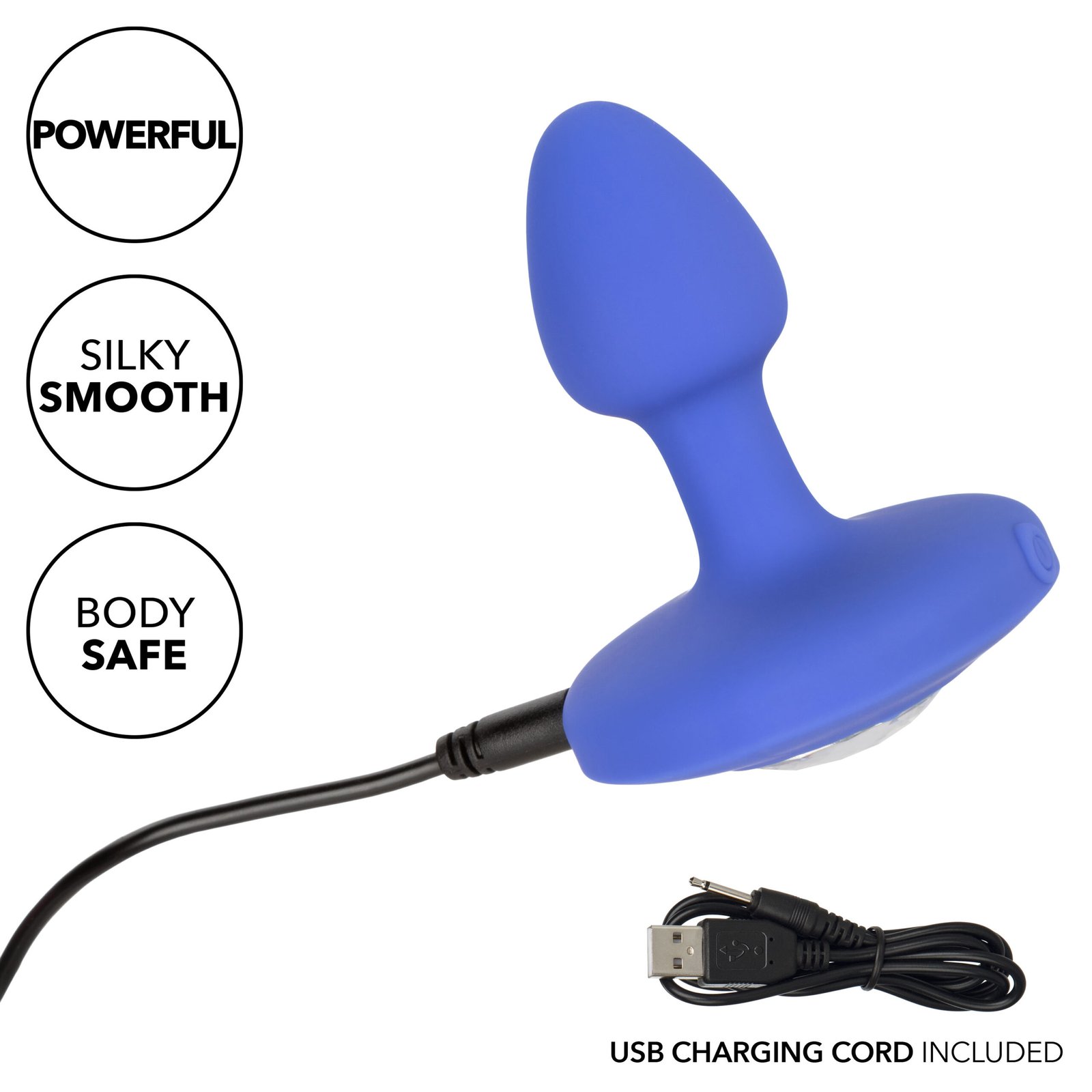 Cheeky Gems - Small Rechargeable Vibrating Probe - Vibrating Probe - Blue image 0 Cheeky Gems - Small Rechargeable Vibrating Probe - Vibrating Probe - Blue - Image 1